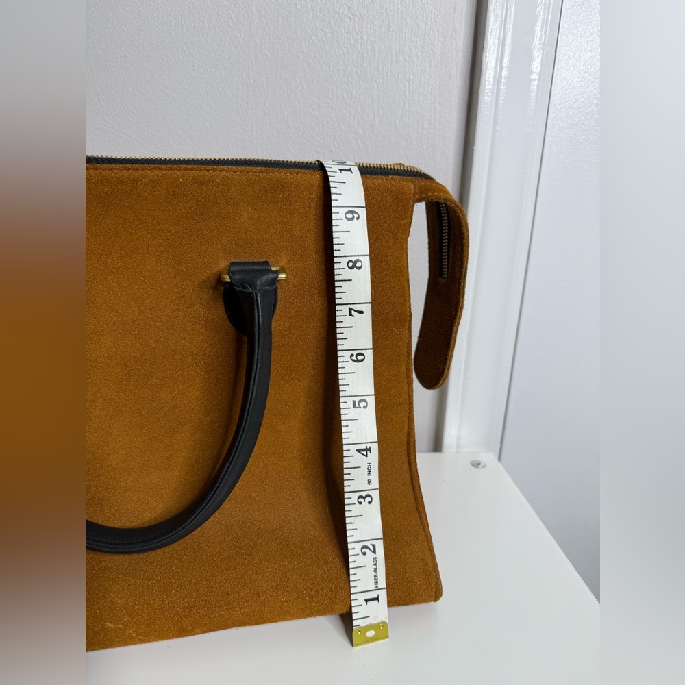 Clare V - Sandrine Tote Bag in Camel suede - Picture 12 of 12